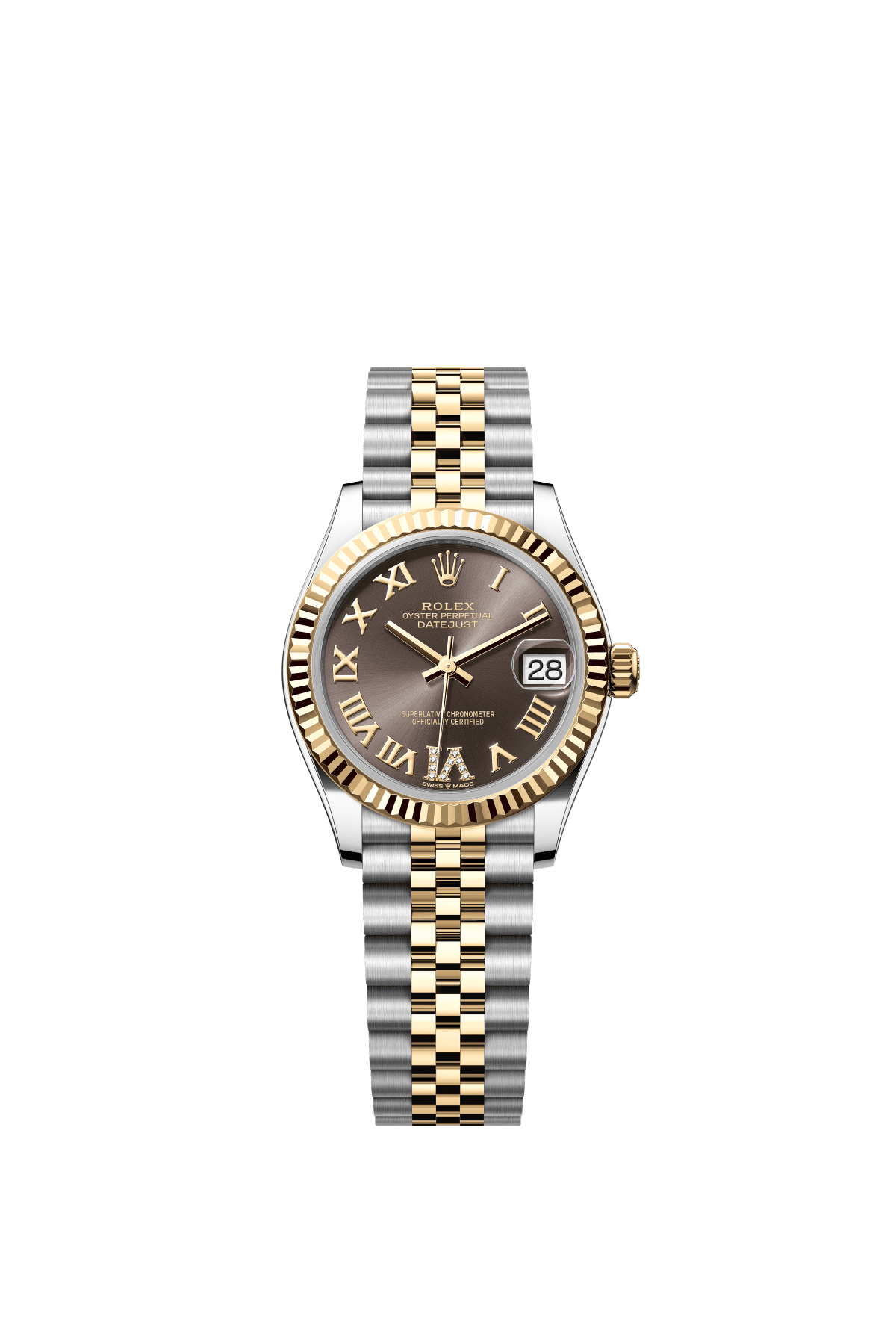 Rolex Datejust 31 “Choco Roman” VI Diamond, 2025