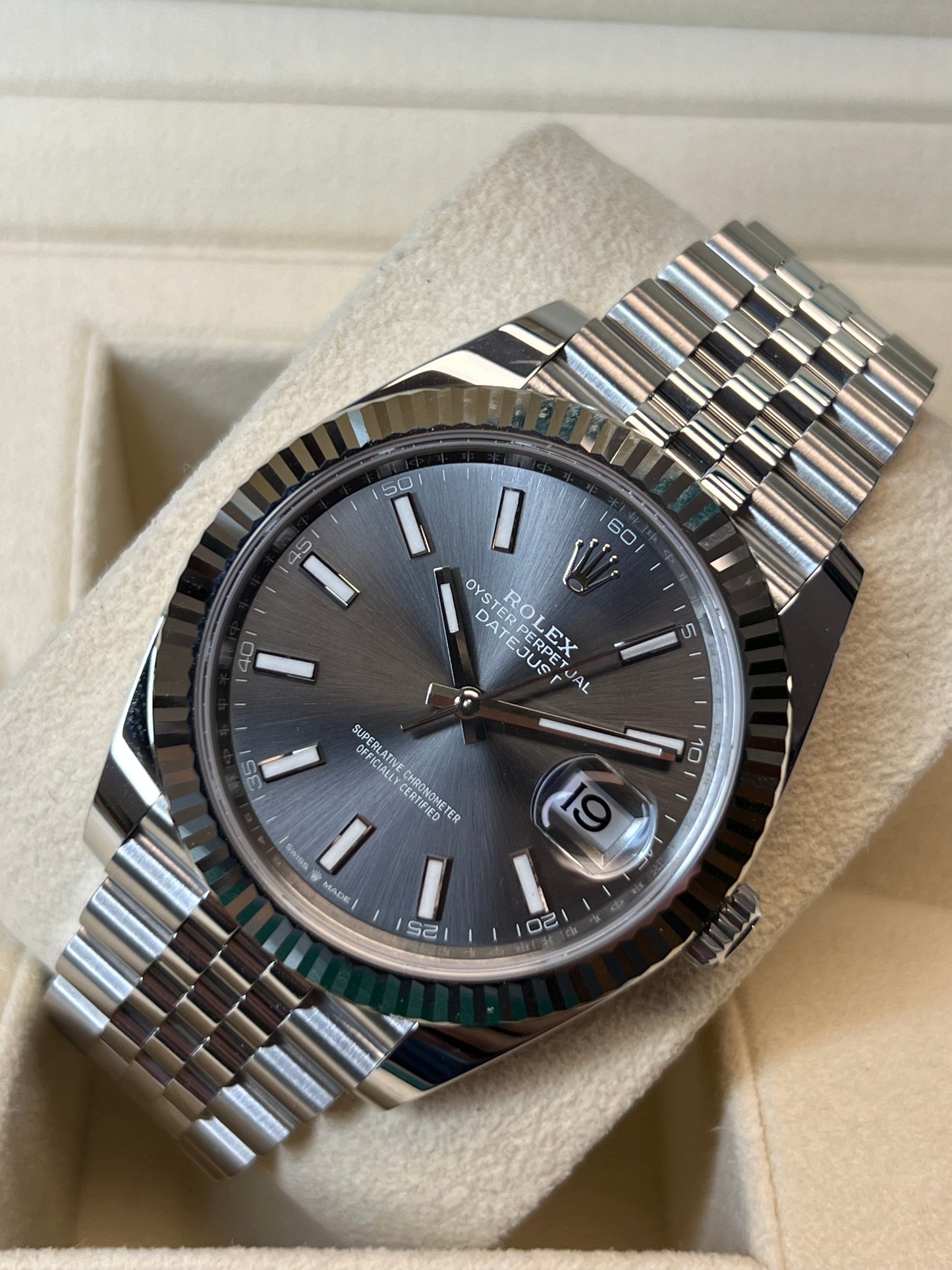 Rolex Datejust 41 “Rhodium”, 2024