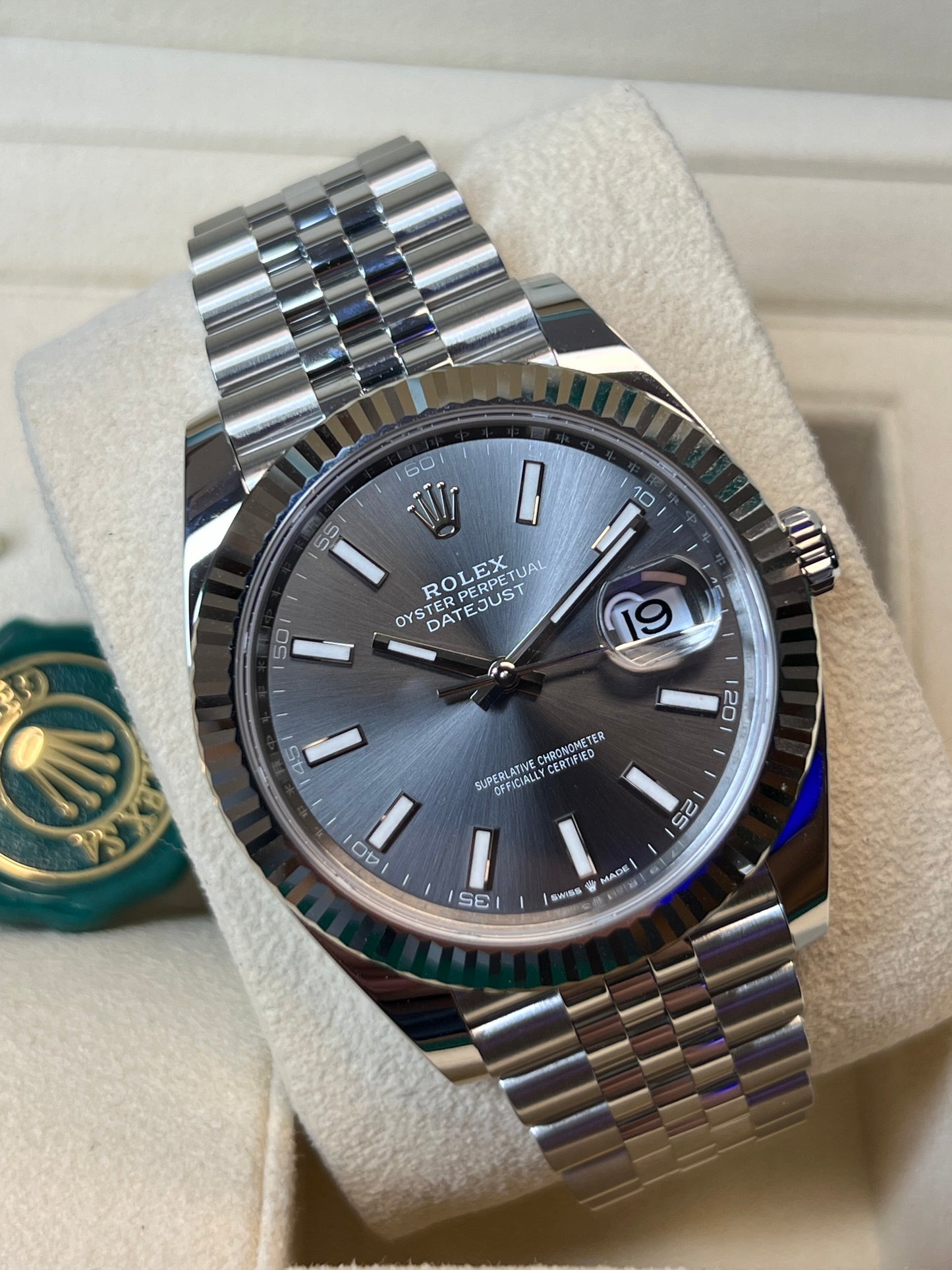 Rolex Datejust 41 “Rhodium”, 2024