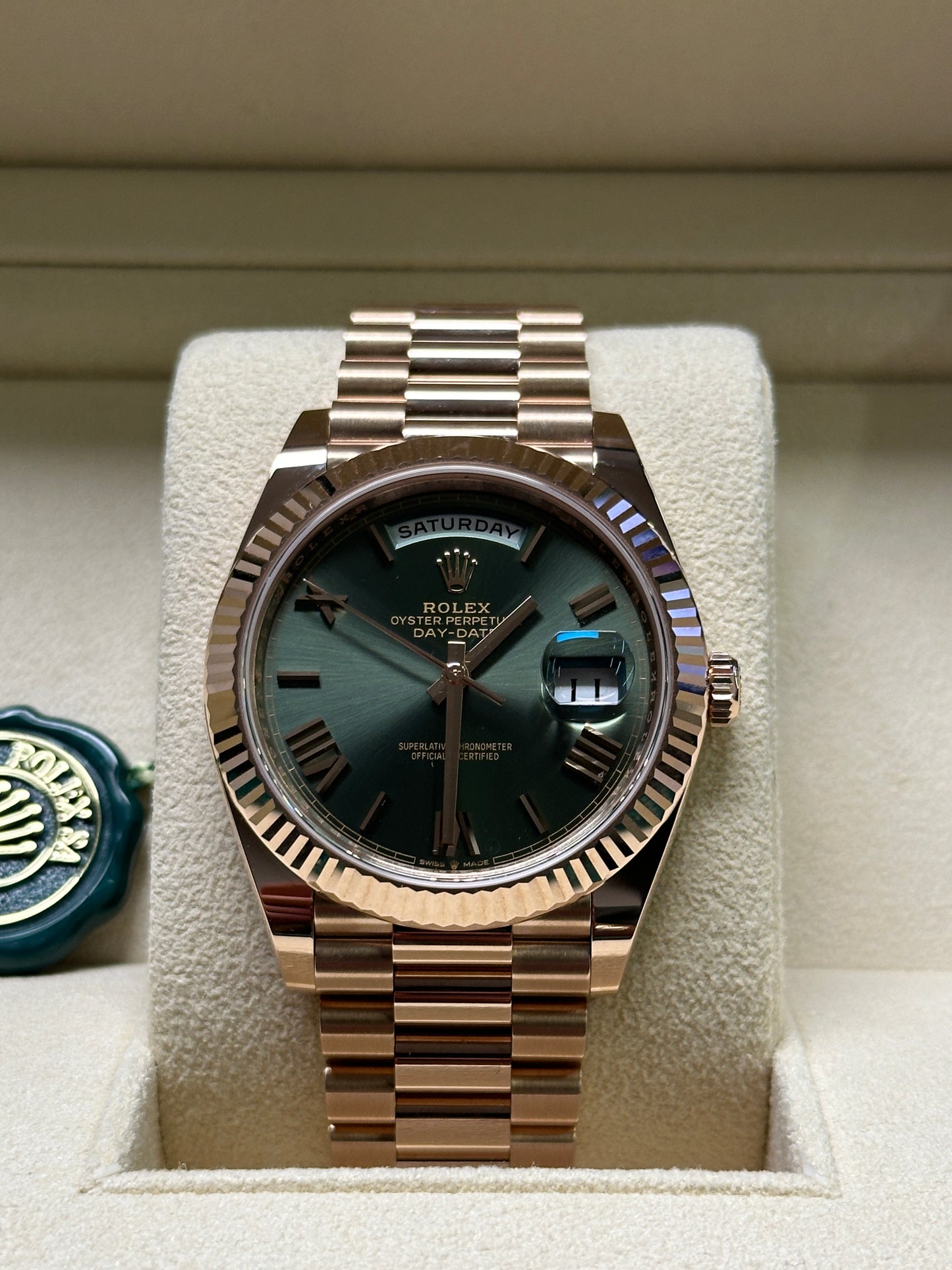 Rolex Day-Date 40 “Olive”, 2024