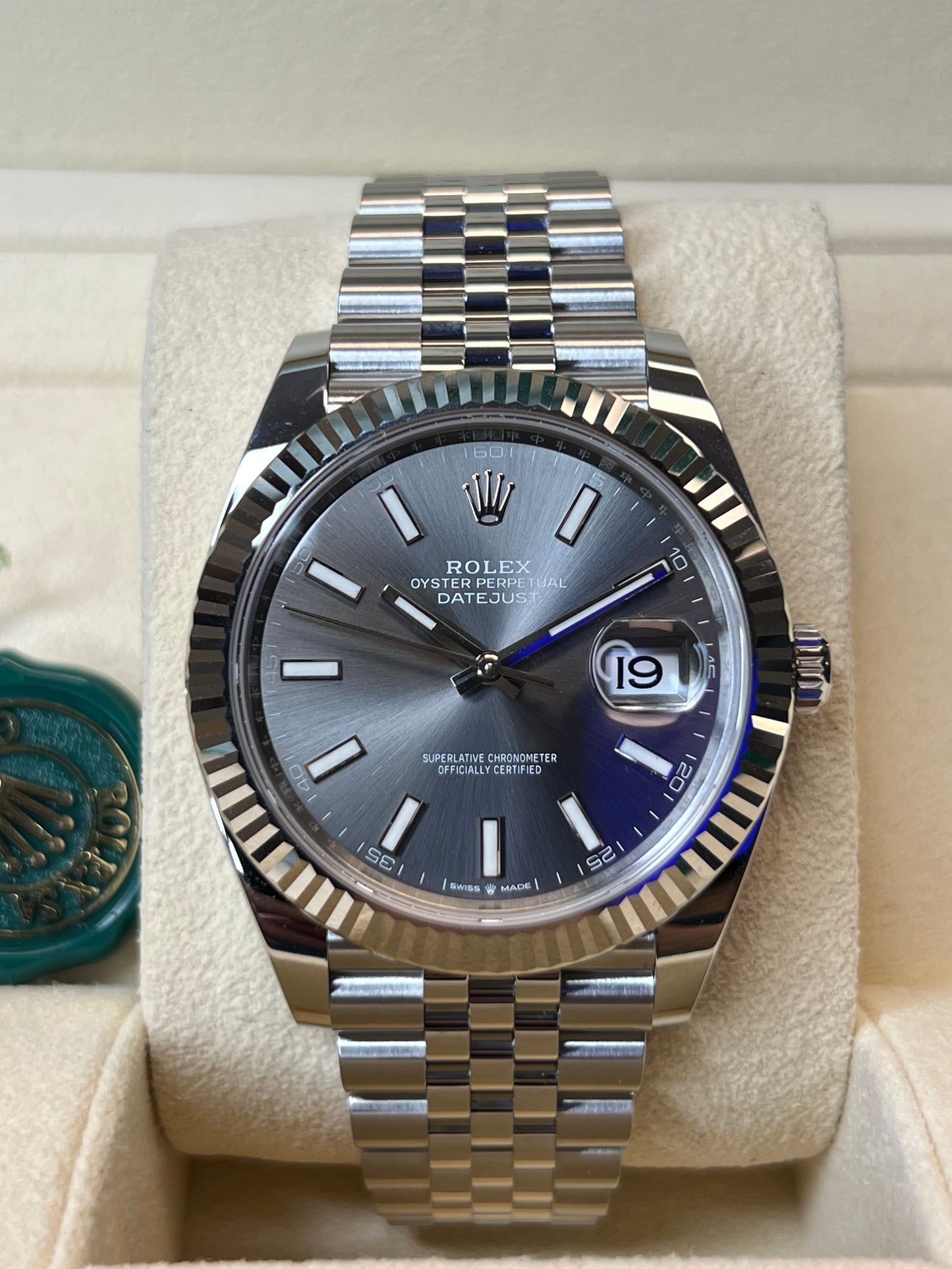 Rolex Datejust 41 “Rhodium”, 2024